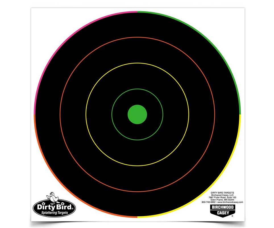 Birchwood Casey DIRTY BIRD MULTI-COLOR Splattering Target 20 Centimeter Doelen